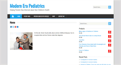 Desktop Screenshot of modernerapediatrics.com
