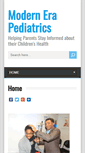 Mobile Screenshot of modernerapediatrics.com